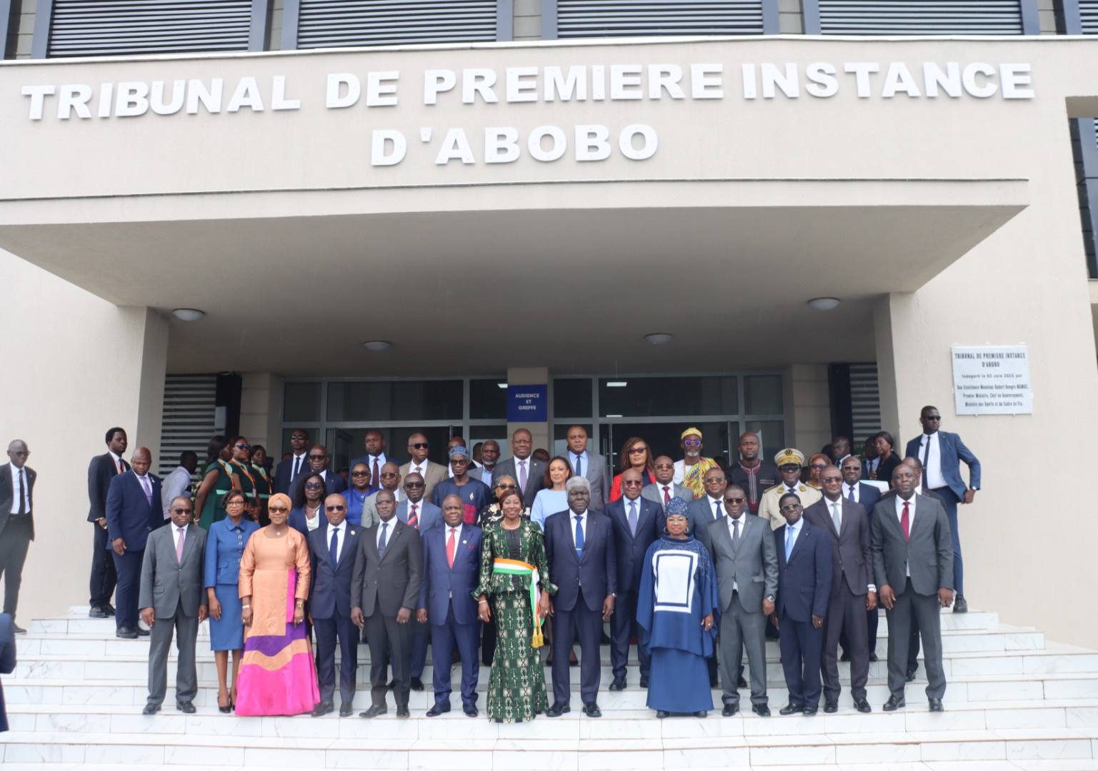 Cérémonie officielle d’inauguration du Tribunal de Première Instance d’Abobo
