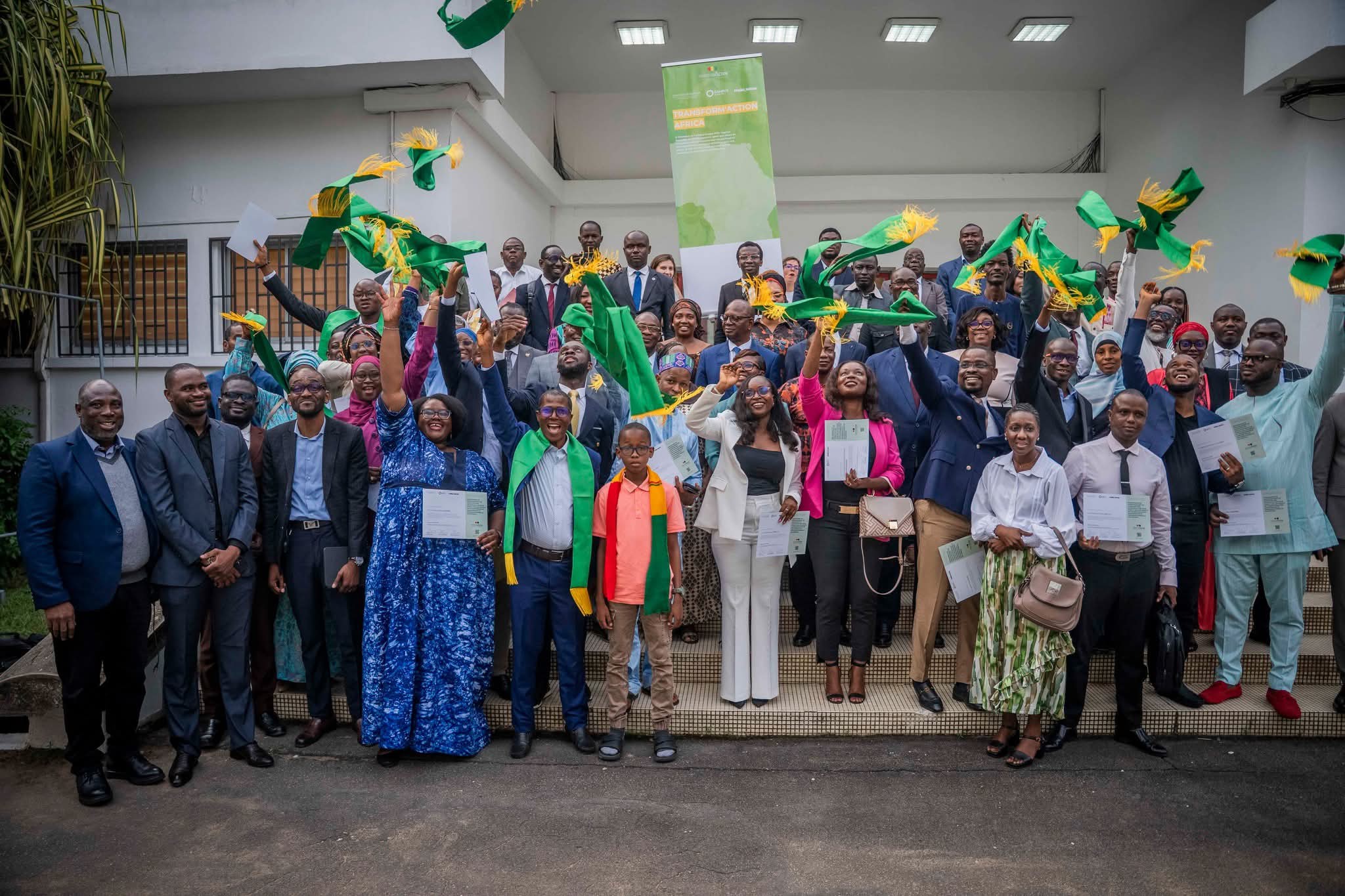 La cérémonie de clôture du programme Transform’action Africa