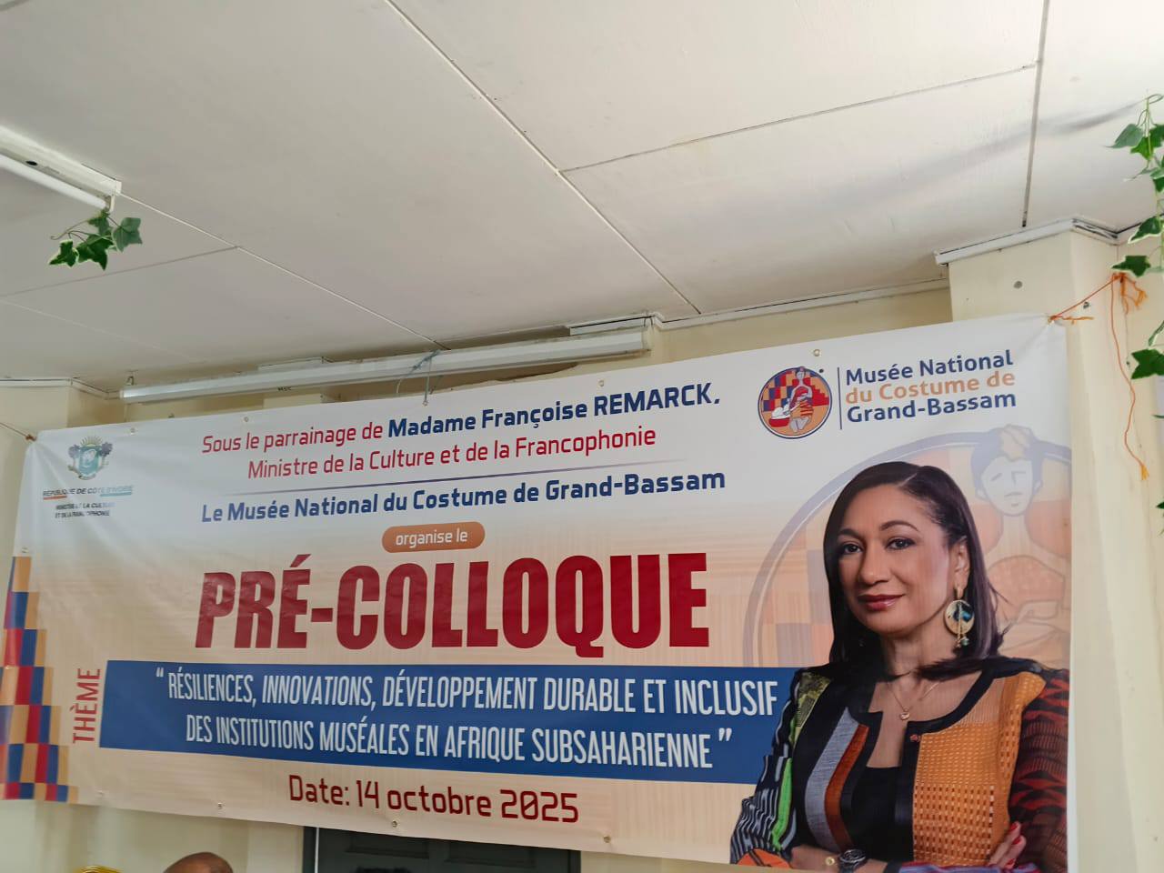 pré-colloque au Musée National du Costume de Grand-Bassam avec pour thème : Résilience, innovations, développement durable et inclusif des institutions muséales subsahariennes